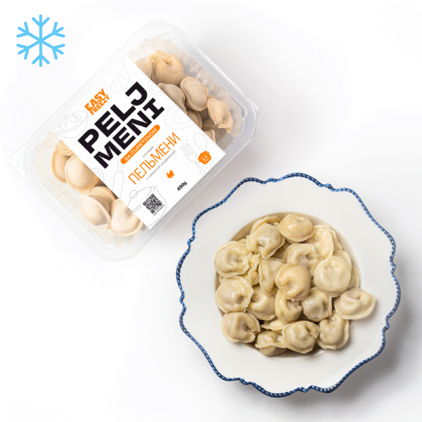 Пельмени с индейкой 450 г (замороженные)