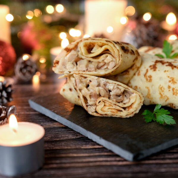 Блины с курицей и грибами 5 шт./450 гр